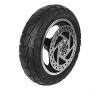 Bulevisiter Neumático sólido de 10 pulgadas 10 x 2.70-6.5 70/65-6.5 rueda completa con disco para scooter eléctrico, neumático de goma todoterreno compatible con equilibrador de 255 x 70 (neumáticos +