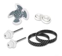 Bulevisiter Para Zodiac para Baracuda MX8 MX6 Kit de afinación de limpiador de piscina, pistas de motor, rodamientos de ejes de transmisión para piezas de repuesto de robot automático en el suelo