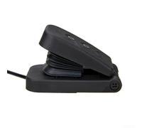 Bulevisiter Pedal acelerador eléctrico para bicicleta eléctrica y scooter eléctrico, voltaje de salida de 0,8-4,2 V, entrada de 5 V, acelerador de pie negro con cable de 105 cm, plástico