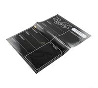 Bulevisiter Pizarra blanca magnética semanal para refrigerador con borrado en seco, 30 x 42 cm, tabla de menú flexible para organización de cocina y comidas familiares