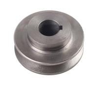 Bulevisiter Polea de correa trapezoidal de hierro fundido, rueda motriz de ranura única, accesorio de eje de motor tipo A, para compresor de aire Herramientas eléctricas Equipo de taller (20x70)