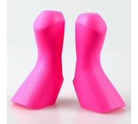 Bulevisiter Road For Bike Shifter Lever Hood para ST-R7020, cubierta protectora de transmisión de gel de sílice compatible con palancas de freno de carretera (rosa)