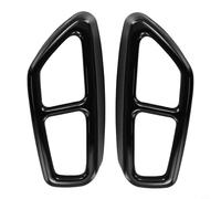 Bulevisiter Silenciador de escape de acero inoxidable negro compatible con la serie 5 G31 2018-2022, accesorios de moldeo exterior para proteger y mejorar