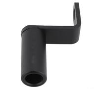 Bulevisiter Soporte de montaje para espejo retrovisor de motocicleta para manillar con adaptador de soporte de teléfono, aleación de aluminio para mecanizado CNC, compatible con voltímetro y exterior