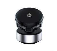 Bulevisiter Soporte magnético para teléfono con ventilador de refrigeración, carga inalámbrica rápida, luz LED RGB, multifuncional, color negro (plateado)