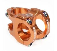 Bulevisiter Tallos cortos de bicicleta de 35 mm, CNC mecanizado aleación de aluminio MTB manillar Stems, 31.8mm para 1-1/20.3 cm Fork Mountain Road Bike Componente DH AM (naranja)