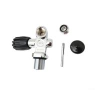 Bulevisiter Válvula de tanque de buceo para cilindro de buceo con rosca 3/4-14, latón cromado para seguridad y durabilidad, compatibilidad de cilindro sumergido (SKU)