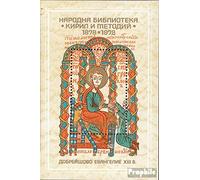 Bulgaria Bloque 82 (Completa.edición.) Nuevo con Goma Original ** MNH 1978 Biblioteca Nacional (Sellos para los coleccionistas)
