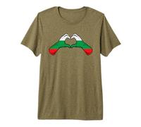 Bulgaria Flag Bulgarian Heart Camiseta Premium