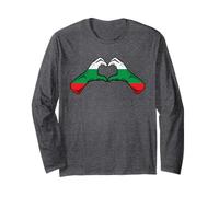 Bulgaria Flag Bulgarian Heart Manga Larga