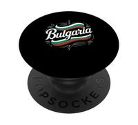 Bulgaria Flag Patriotic Bulgarian Heritage Pride PopSockets PopGrip Adhesivo