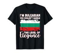 Bulgaria Flag Proud Elegant Bulgarian Boyfriend Girlfriend Camiseta