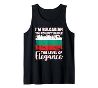 Bulgaria Flag Proud Elegant Bulgarian Boyfriend Girlfriend Camiseta sin Mangas
