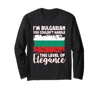 Bulgaria Flag Proud Elegant Bulgarian Boyfriend Girlfriend Manga Larga