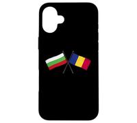 Bulgaria Rumania Banderas Cruzadas Amistad Rumana Búlgara Carcasa para iPhone 16 Plus