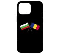 Bulgaria Rumania Banderas Cruzadas Amistad Rumana Búlgara Carcasa para iPhone 16 Pro MAX