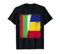Bulgaria Rumania Media Bandera Herencia Rumana Búlgara Camiseta