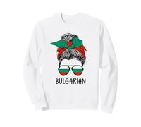Bulgarian Girl Bulgarian Heritage Bulgaria Flag Sudadera