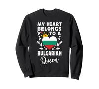 Bulgarian Queen Bulgarian Wife Girlfriend Bulgaria Flag Sudadera