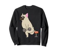 Bulgarian split squat Frenchie Sudadera
