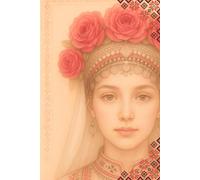 Bulgarian Traditions Notebook - Embroidered Rose Girl; 6x9 inches / 120 Pages | Lined Notebook: Inspired by Bulgarian National Dress, Folklore Patterns, Slavic & Balkan Embroidery Design