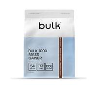 Bulk 1000 Mass Gainer en polvo | 2,5 kg | Brownie de Chocolate | Aumentador de masa alto en calorías con 51 g de proteína y 165 g de carbohidratos por porción | Al menos 1000 calorías por porción