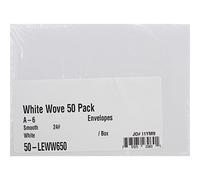 Bulk Buy: líder productos de papel sobres A6 4,75 "x6.5" 50/Pkg blanco 950 (2-Pack)