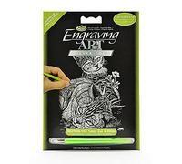 Bulk Buy: Royal Cepillo Mini Hoja de Plata Grabado Arte Kit 12,7 x 17,8 cm & Gato Gatito silmin-102 (6)