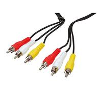 Bulk CABLE-521 - Cable 3 RCA macho a RCA macho