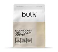 Bulk Café con Hongos, Melena de León, Ashwagandha, Vitamina D, Negro, 250 g