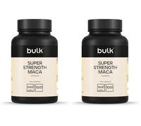 Bulk Cápsulas Super Strength de maca de 5000 mg, 5000 mg, Raíz de maca peruana, Alta potencia, 90 Cápsulas, 90 Dosis (Paquete de 2)