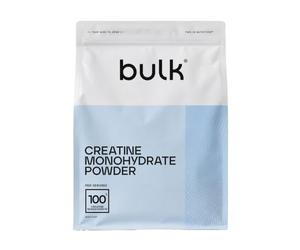 Bulk Creatina Monohidrato Polvo, Sin sabor, 500 g | 147 raciones, Creatina micronizada pura, Vegano y Halal, óptimo para fitness, entrenamiento y gimnasio, Fácil de disolver