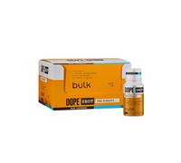 Bulk Dope Shots Bebida pre-entrenamiento | Frambuesa Azul | Caja de 12 shots de 60ml | 200mg de Cafeína y 3,2g de Beta-Alanina de alta concentración | Apoya la energía y el enfoque para el gimnasio