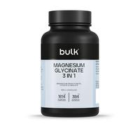 Bulk Magnesio 3 en 1 Complex | 900mg de alta absorción | Suplemento magnesio triple fuerza con bisglicinato, citrato, malato | Apoya la función muscular, la energía y la recuperación | 90 comprimidos