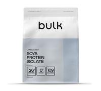 Bulk Proteína de Soja Aislada al, Batido de proteínas veganas, Sin sabores añadidos, 2.5kg, 83 Dosis