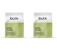 Bulk Proteína vegana en polvo, Sin sabores añadidos, 1 kg, 28 dosis (Paquete de 2)
