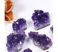 Bulk raw Crystals Stones Amethyst Cluster for (200g)