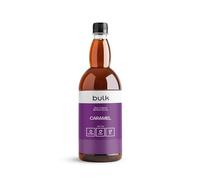 Bulk Sciroppo barista zero calorie, Caramelo, 1 Litro, para batidos de proteínas, Café, Té, Postres, Bajo contenido en grasas, Bajo contenido de calorías, Los embalajes pueden variar
