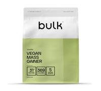 Bulk Vegan Mass Gainer, proteína en polvo, vainilla, 2,5 kg