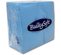 Bulky Soft Servilletas de papel Servilletas suaves 33x33cm 2 capas BulkySoft Colores lisos Elige el color (azul claro)