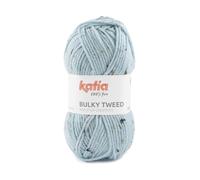 Bulky Tweed de Katia un acrilico en ovillos de 100 gramos y 150 metros. (211 - Azul agua)