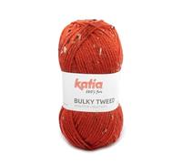 Bulky Tweed de Katia un acrilico en ovillos de 100 gramos y 150 metros. (218 - Carmín)