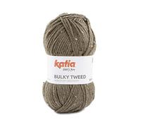 Bulky Tweed de Katia un acrilico en ovillos de 100 gramos y 150 metros. (Marrón (206))