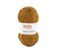Bulky Tweed de Katia un acrilico en ovillos de 100 gramos y 150 metros. (Mostaza (208))