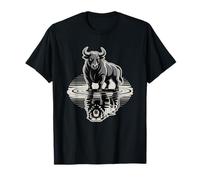 Bull Bear Reflection Mercado de valores Trader Camiseta