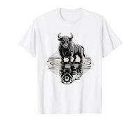 Bull Bear Reflection Mercado de valores Trader Camiseta