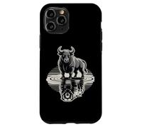 Bull Bear Reflection Mercado de valores Trader Carcasa para iPhone 11 Pro