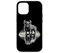 Bull Bear Reflection Mercado de valores Trader Carcasa para iPhone 12/12 Pro