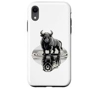 Bull Bear Reflection Mercado de valores Trader Carcasa para iPhone XR