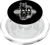 Bull Bear Reflection Mercado de valores Trader PopSockets PopGrip para MagSafe
